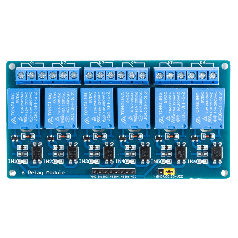 Relay Module 6 Channel 5V Relay Module 6 Channel 5V