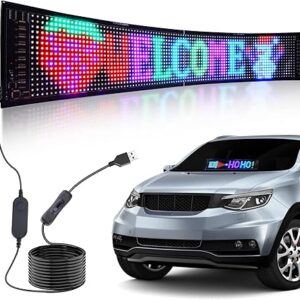 LED Matrix Panel Bluetooth APP Control – Model: JTPD-03-001 (12x68cm)