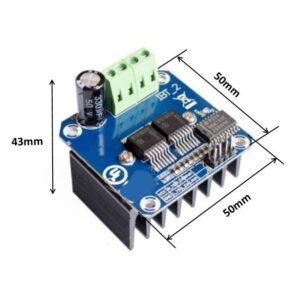 BTS7960 H-Bridge High-Power DC Motor Driver 43A 