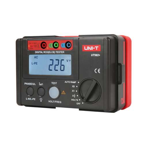 UNI-T UT582+ Digital RCD (ELCB) Tester UNI-T UT582+ Digital RCD (ELCB) Tester