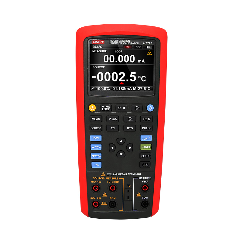 UNI-T UT725 Multifunction Process Calibrator UNI-T UT725 Multifunction Process Calibrator