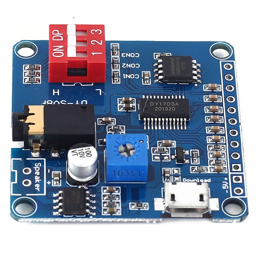DY-SV8F Audio MP3 Playback Module 5W Music Sound Voice UART Arduino DY-SV8F Audio MP3 Playback Module 5W Music Sound Voice UART Arduino