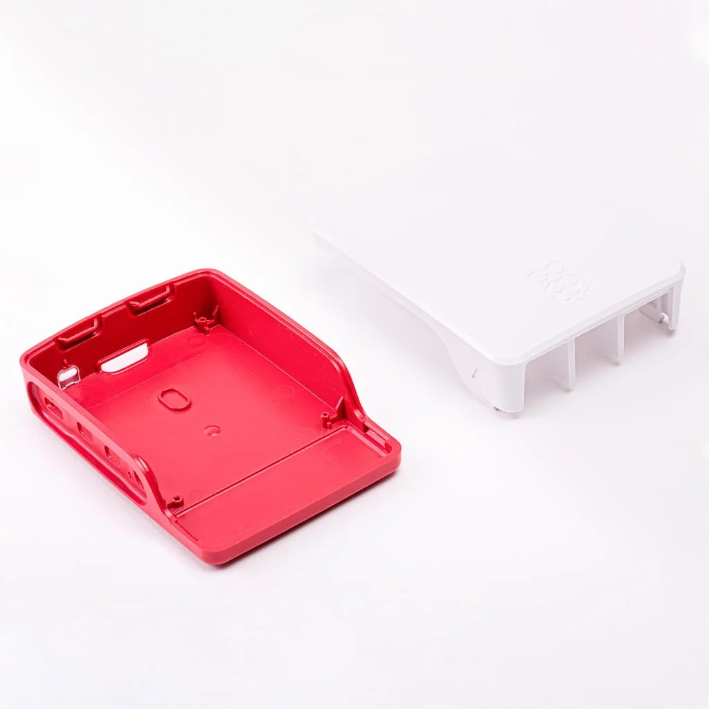 Original Raspberry Pi 4 Official Case ABS White Red Shell Plastic Enclosure for Pi 4 Model B Original Raspberry Pi 4 Official Case ABS White Red Shell Plastic Enclosure for Pi 4 Model B