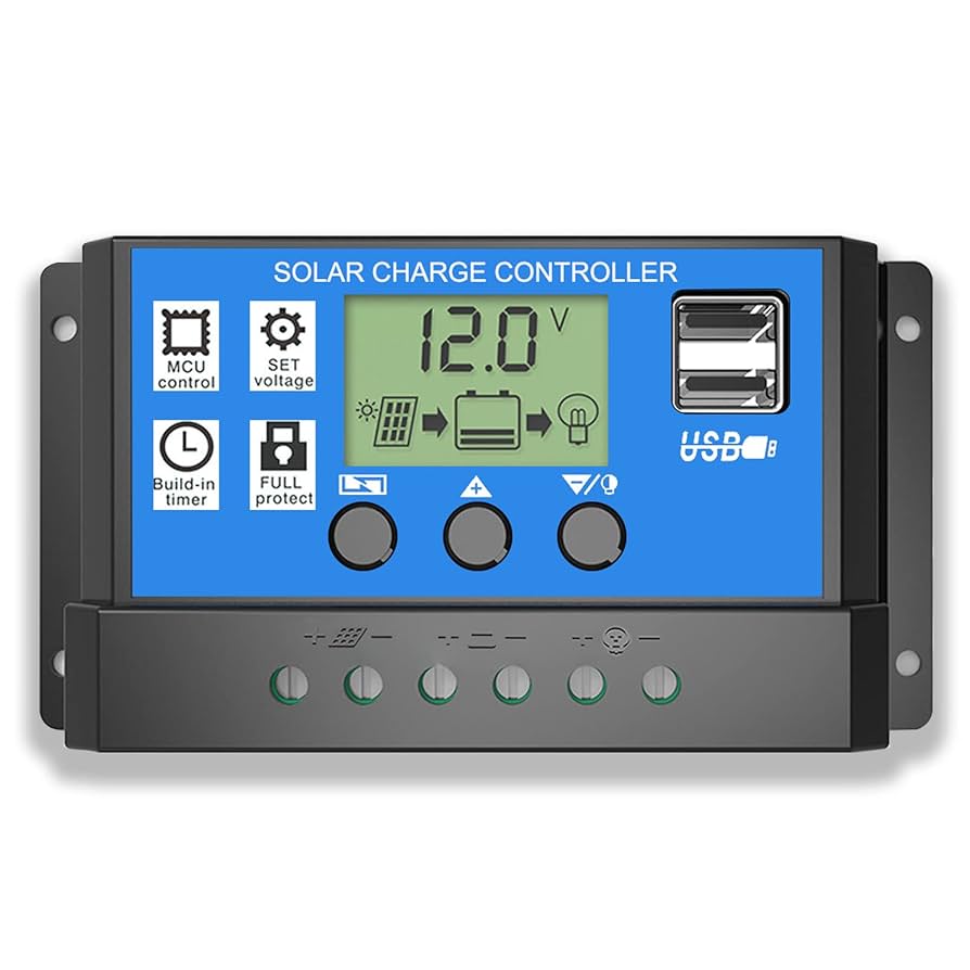 Solar Charge Controller Regulator( 12V/24V ) 10ASolar Charge Controller Regulator( 12V/24V ) 10A Solar Charge Controller Regulator( 12V/24V ) 10A