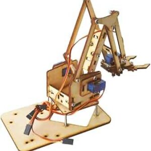 DIY Wood Robot Arm Manipulator Mechanical Arm Kit Without Servo Motors