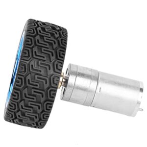 Robot Wheel 65mm With Gear Motor (12V, 282 RPM) & Bracket