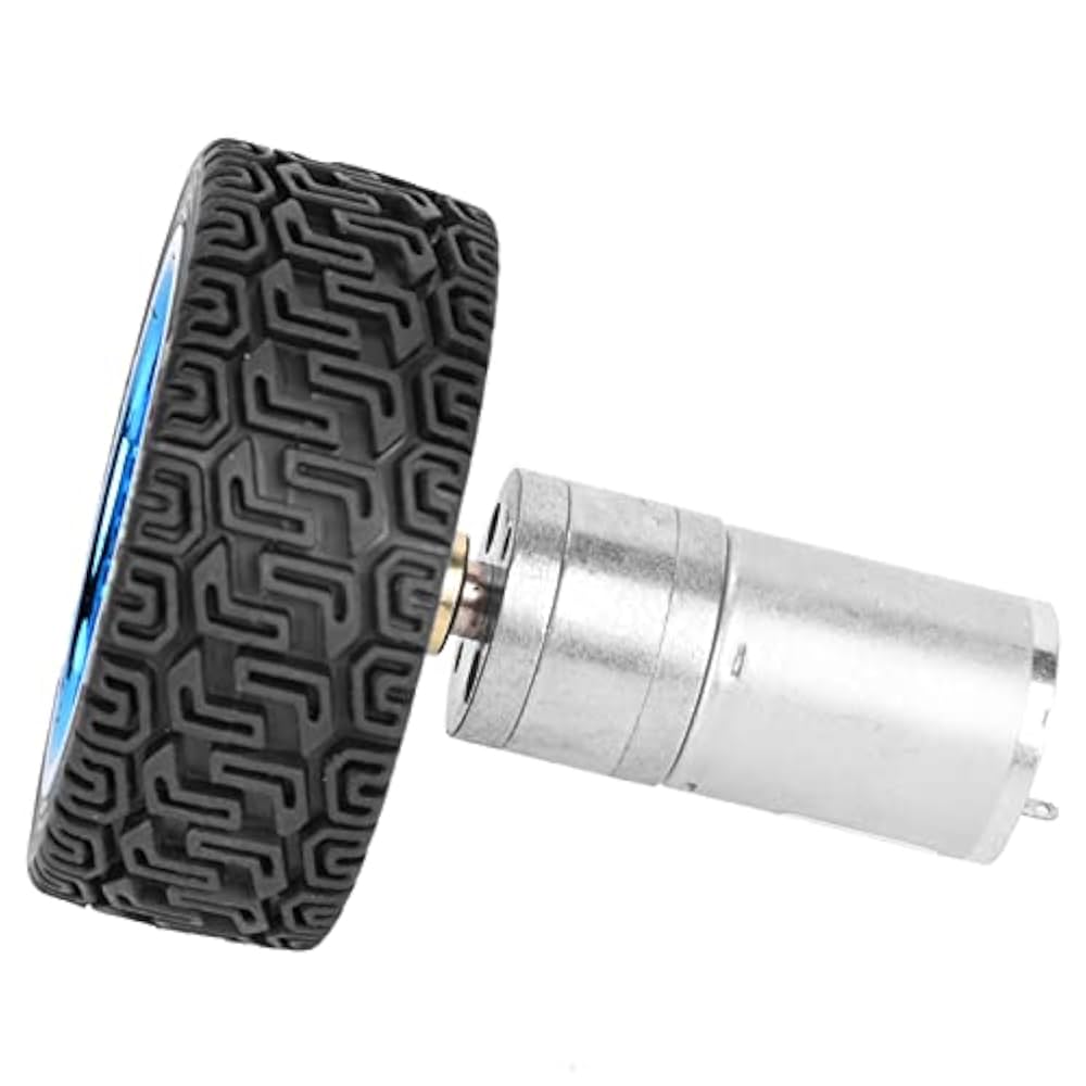 Robot Wheel 65mm x 26mm with Metal Coupler + JGA25-370 DC Motor with Gearbox (12V, 282 RPM) Robot Wheel 65mm x 26mm with Metal Coupler + JGA25-370 DC Motor with Gearbox (12V, 282 RPM)