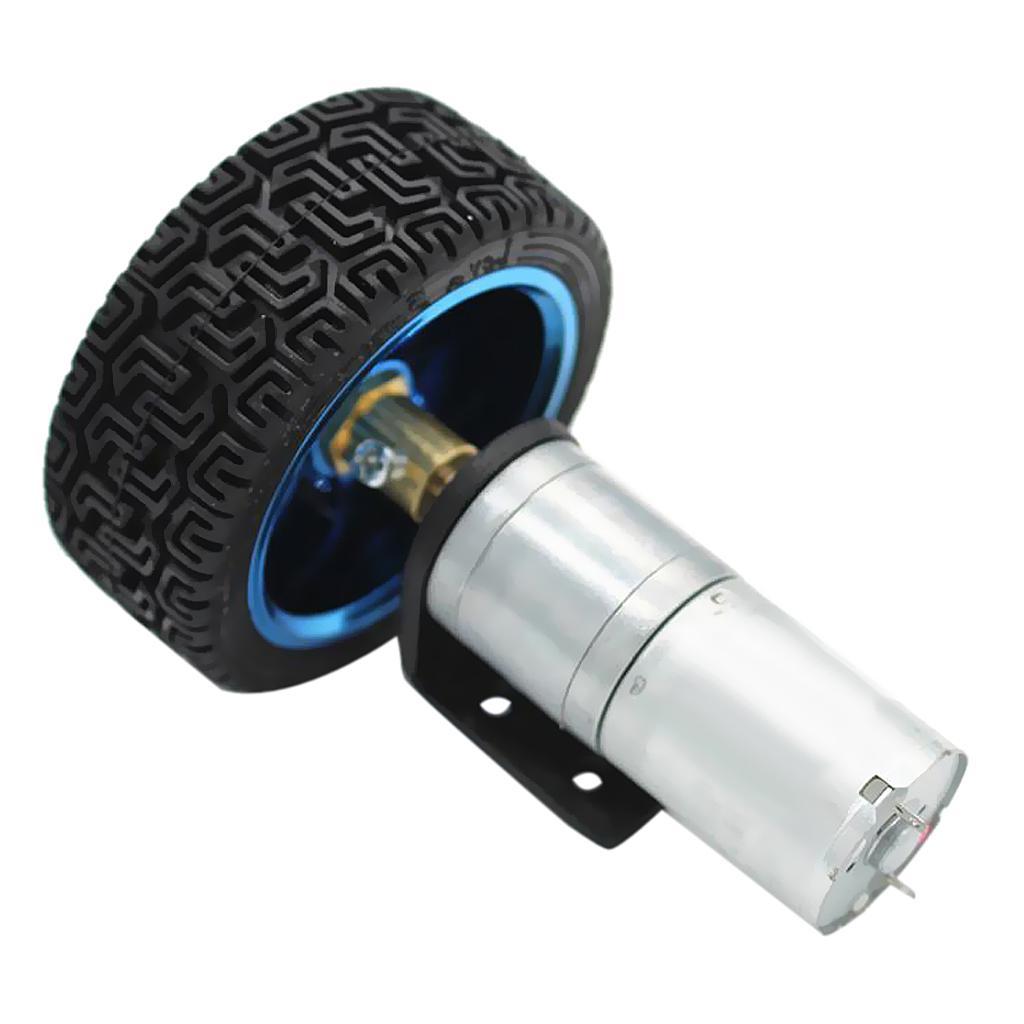 Robot Wheel 65mm x 26mm with Metal Coupler + JGA25-370 DC Motor with Gearbox (12V, 282 RPM) Robot Wheel 65mm x 26mm with Metal Coupler + JGA25-370 DC Motor with Gearbox (12V, 282 RPM)