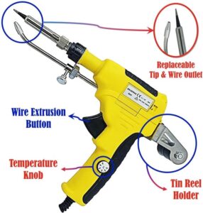High-Precision Soldering Gun 80W with Temp Control