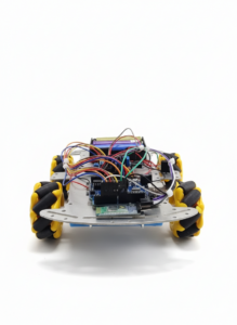 Aluminum Mobile Robot Plateform 4WD (with 4 DC Metal Geared Motor & 4 Mecanum Wheel)