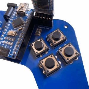 DomStick: Bluetooth Game Controller PCB Based on Arduino Nano