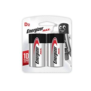 Energizer D2 Size Energizer Batteries 1.5 Volts